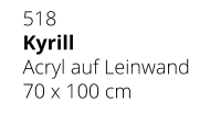 518 Kyrill Acryl auf Leinwand 70 x 100 cm