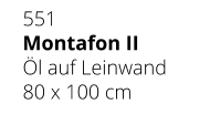 551 Montafon II Öl auf Leinwand 80 x 100 cm